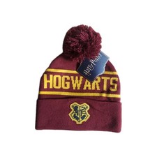 Harry Potter Hogwarts Pom Pom Winter Hat With Logo One Size