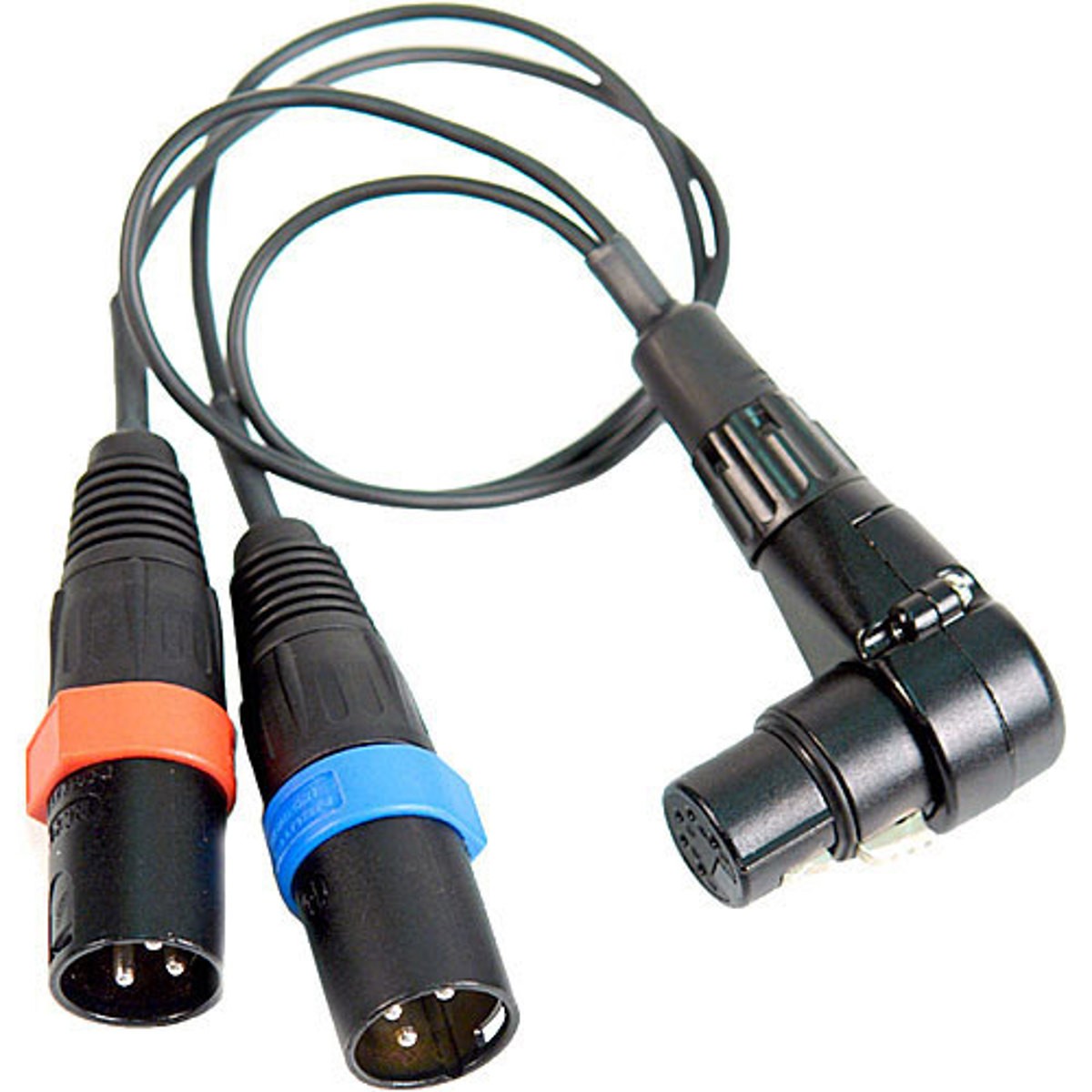 Remote Audio Balanced Stereo Breakout Cable with XLR5F to 2x XLR3M Connector for 14390₽
