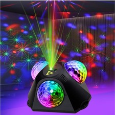 Disco Ball Lights for Parties, Party Dj Lights 3 Magic Ball Sound Activated S...