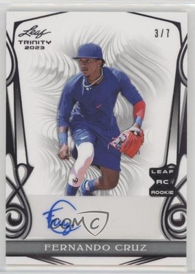 2023 Leaf Trinity Black 3/7 Fernando Cruz #BA-FC1 Auto 1pc9