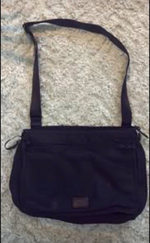TUMI Alpha Messenger Bag / Travel Organizer – Black Ballistic Nylon – Excellent