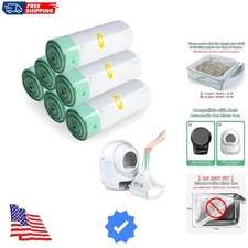 120 Count Cat Litter Box Liners for Automatic Cat Litter Box and Litter Box R...