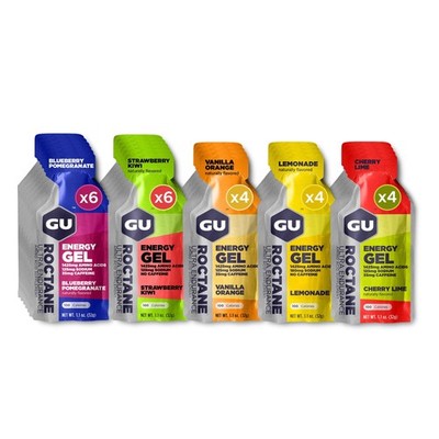 GU Energy Roctane Ultra Endurance Gel, 1.1 Ounce (Pack of 24), Berry