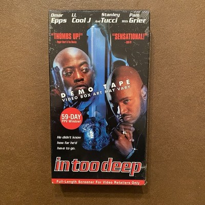 In Too Deep VHS 1999 Screener Promo Tape New Sealed Omar Epps LL Cool J Seepics