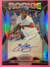 2019 Panini Prizm Jefry Rodriguez Rookie Auto Carolina Blue /100 RC #RA-JR