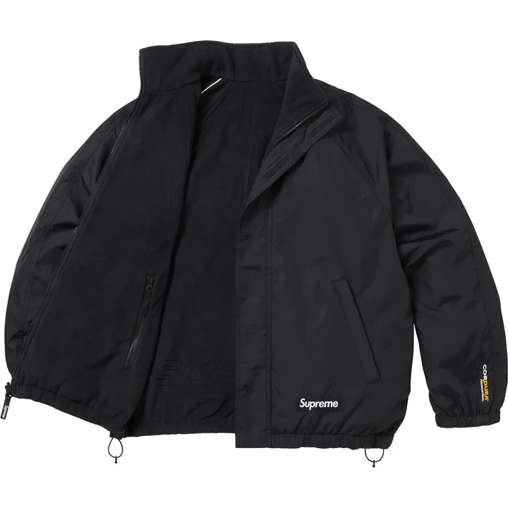 Supreme Polartec Reversible Track Jacket Black | eBay
