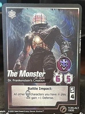 Alternate Image Character The Monster Total Chaos CCG Multiverse Rift I 19/20