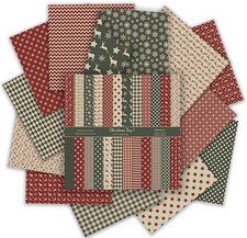 Christmas Scrapbook Paper, 24Sheets/12 Designs Decorative Christmas Craft Paper,