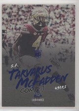 2018 Panini Luminance Rookie Blue Luminance 97/99 Tarvarus McFadden #195 fm0