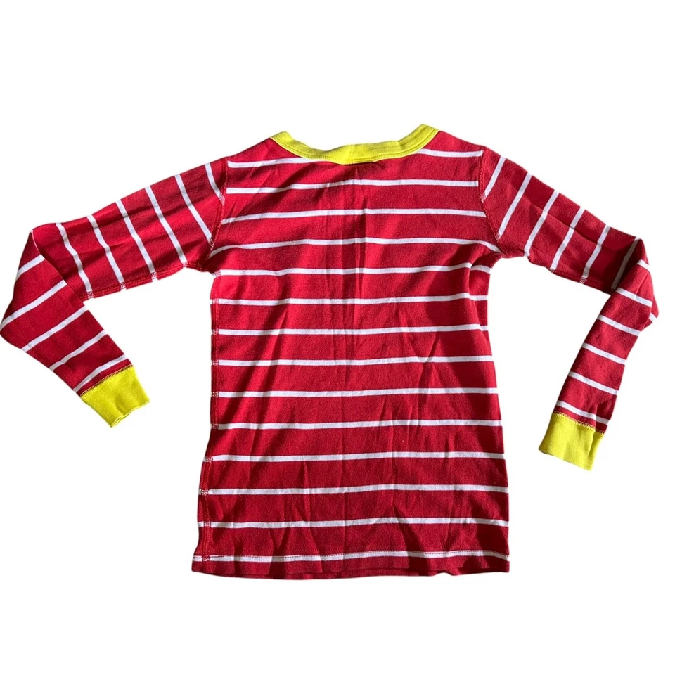 Camisa Top Pijama Hanna Andersson X Wonder Woman Rayas Rojas Manga Larga Niñas 6-7 Foto 4 de 4