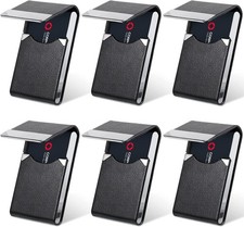 6Pcs Leather Business Card Holder Case Magnetic Closure Wallet Pocket Office Gif