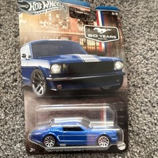 Hot Wheels Silver Series 65 Ford Mustang 2+2 Fastback Blue