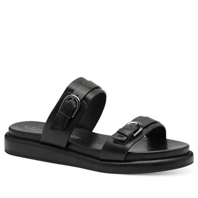 Marco Tozzi Women's Black Open-Toe Slippers Casual Fashion 27401-001