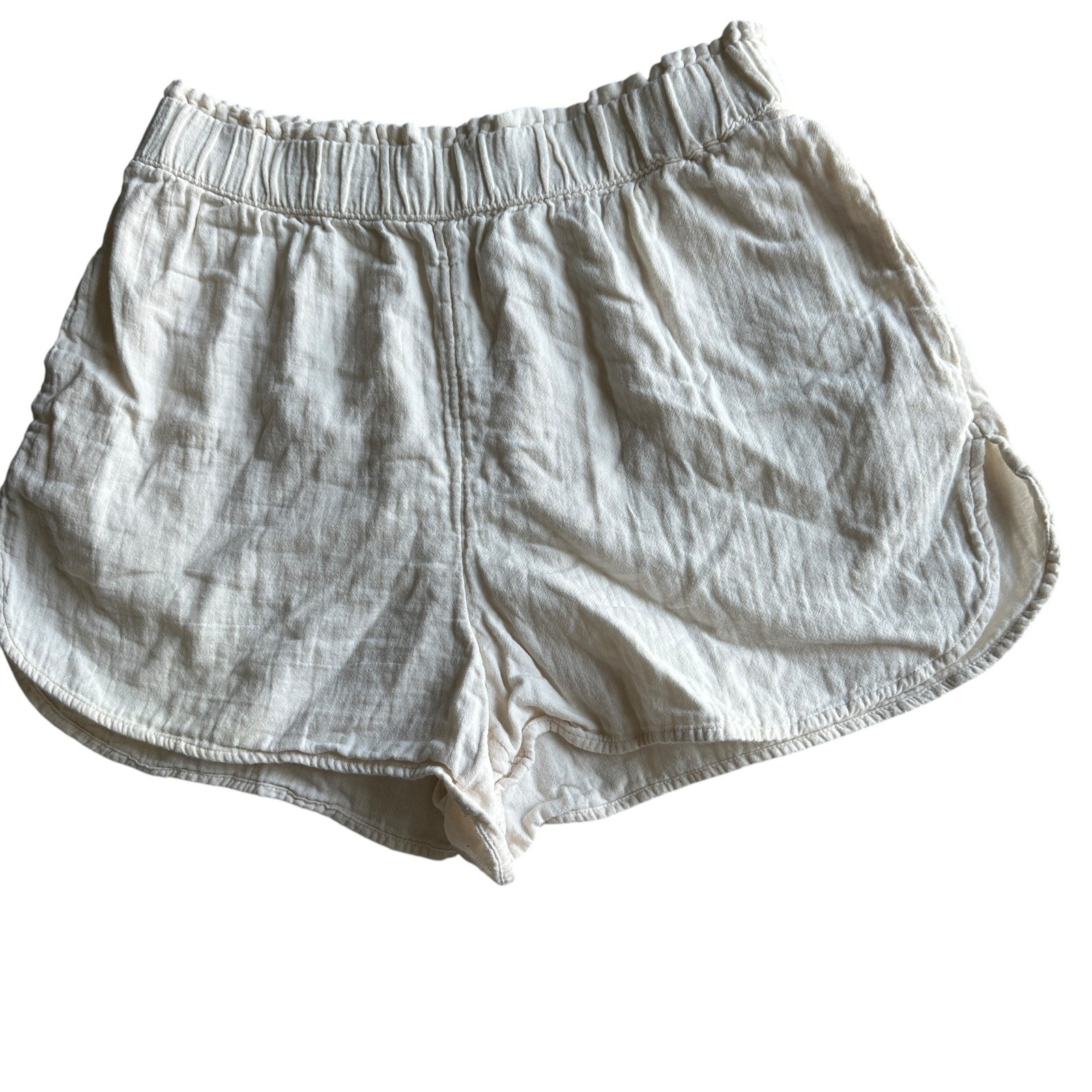 Universal Thread Short  Beige Cotton Elastic Wais… - image 2