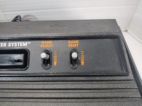 Atari 2600 Darth Vader Console Bundle w/ 2 Joystick Controllers, Manual +2 Games