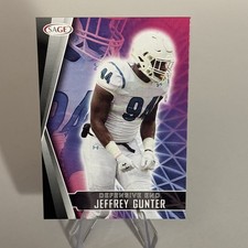 Jeffrey Gunter 2022 SAGE #25 Coastal Carolina Chanticleers NFL ROOKIE RC