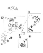 Genuine Mopar Turbocharger Actuator 68457280AA