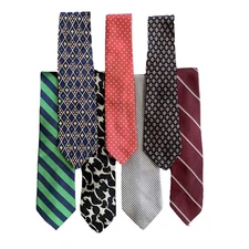 Pack of 7 Men's Ties Variety of Brands in Multi