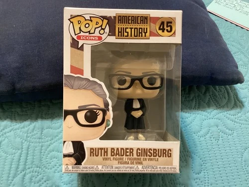 RUTH BADER GINSBERG FUNKO POP! #45 w/BOX;SUPREME COURT, EXC. COND/ FREE POSTAGE!