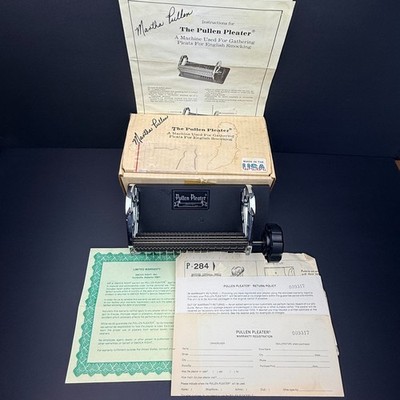 The Pullen Pleater by Martha Pullen English Smocking Machine In Original Box