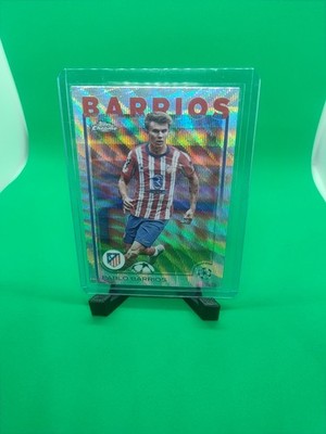 Pablo Barrios - Athletico Madrid UCC Topps Chrome 2025 Silver Wave