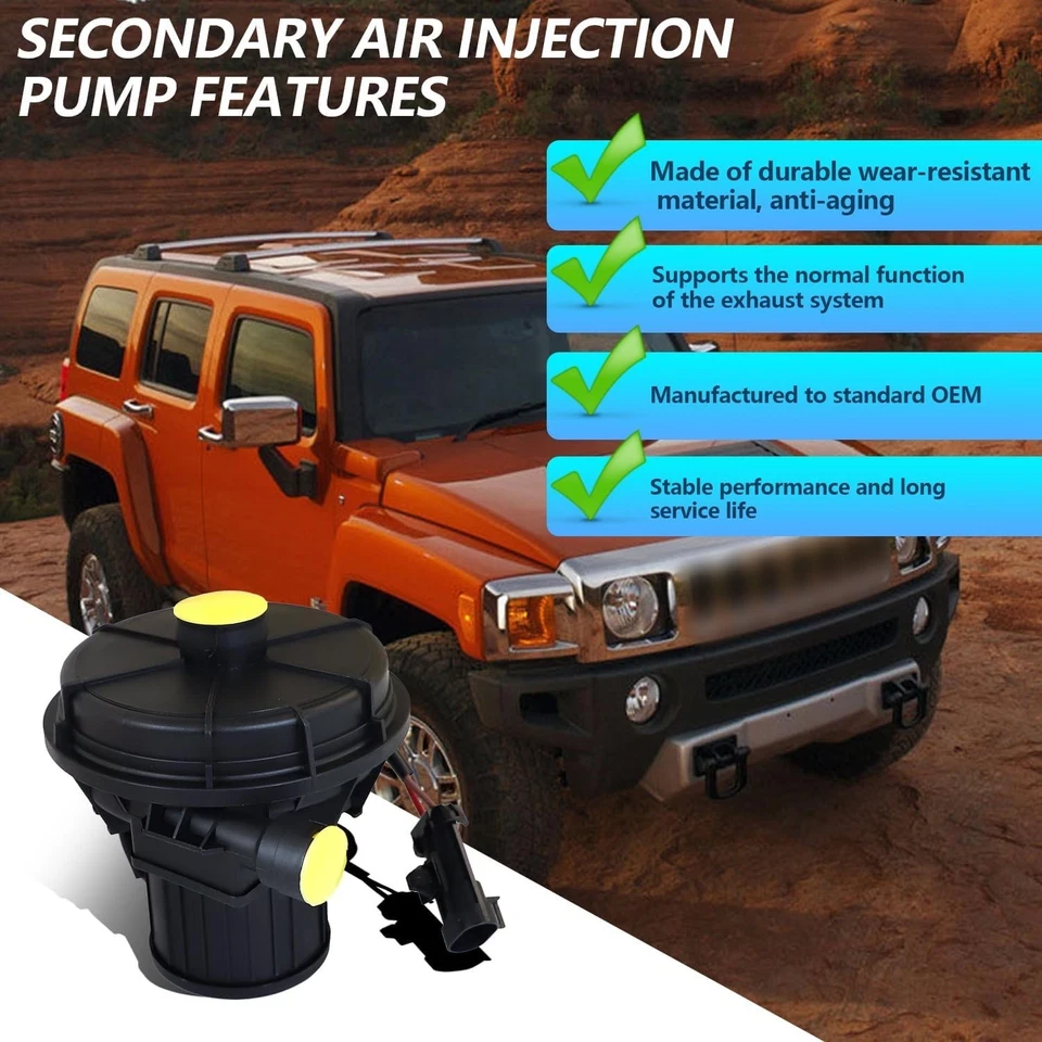 Bomba de inyección de aire secundaria bomba de smog para Hummer H3 2010 H3T 2007-2012 3,7 L Foto 3 de 4