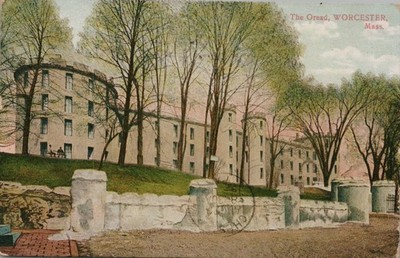 The Oread Worcester MA 1908 Postcard Stieglitzner Bros. College Academy
