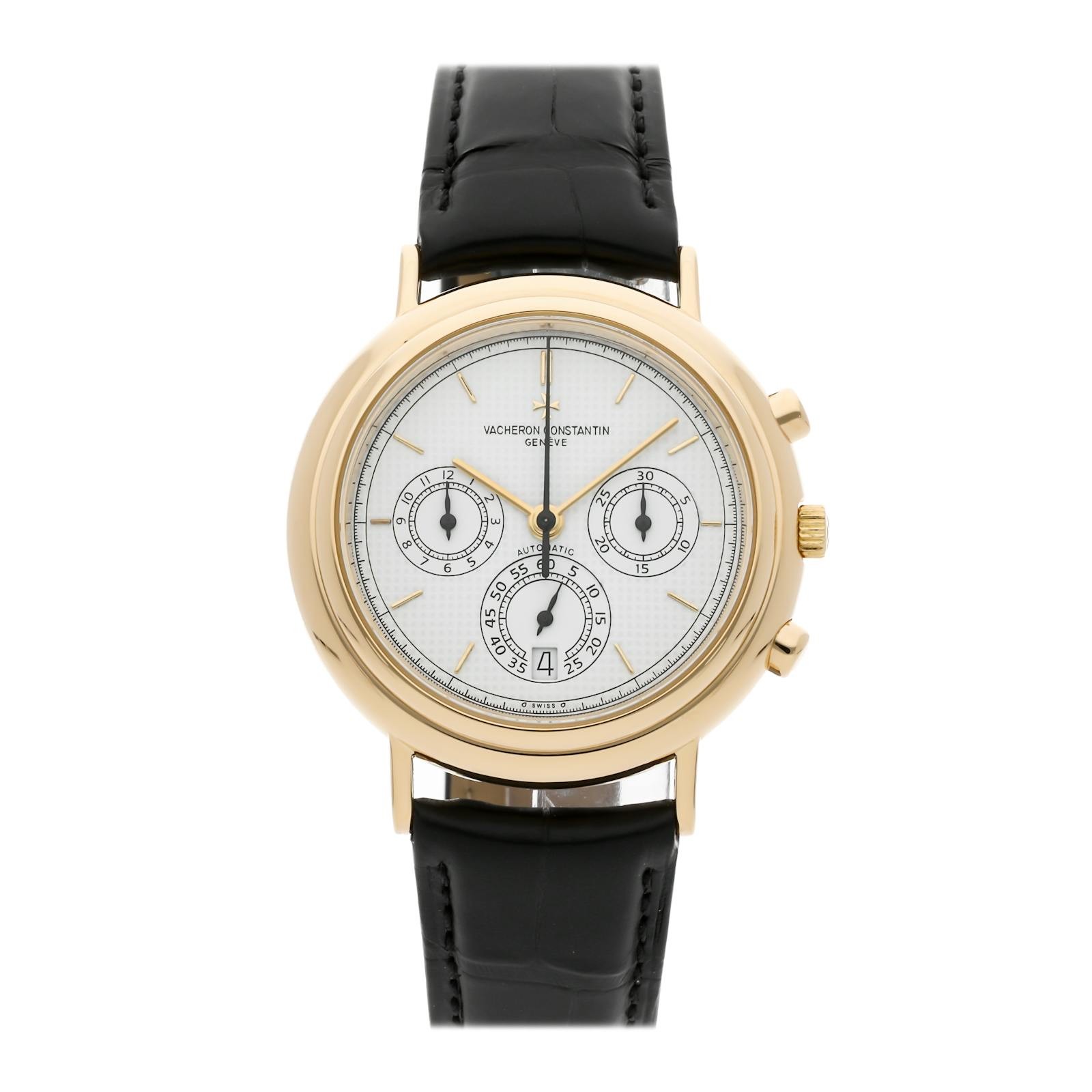 Vacheron Constantin Patrimony Chrono Yellow Gold Auto 38mm Watch 49003/000J-7871