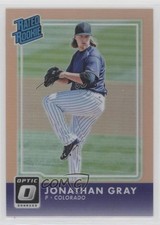 2016 Panini Donruss Optic Rated Rookies Orange 39/199 Jon Gray Jonathan #48 07rd