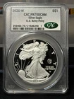 2025 W American Silver Eagle U.S. Army Privy CAC PR70DCAM