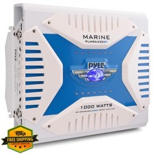 Pyle PLMRA430BT 2.1 Bluetooth Marine Amplifier 1000W Waterproof