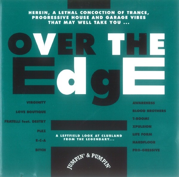 Over The Edge 1993 CD Album Dance Progressive House Electronic CD