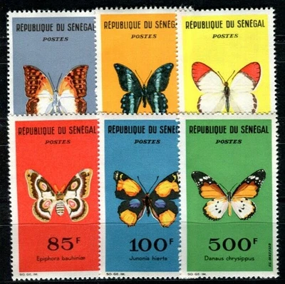 SENEGAL 1963 Yvert 226-231 ** POSTFRISCH TADELLOS SATZ SCHMETTERLINGE (F4111 - Bild 1 von 2