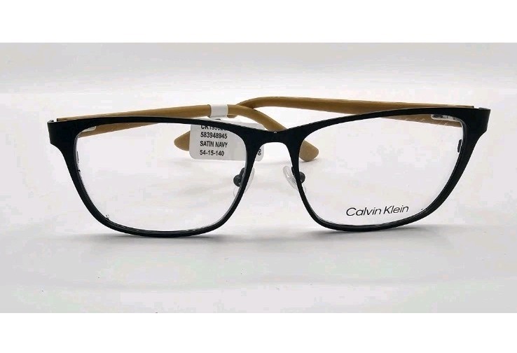 Calvin Klein CK19302 Mens Eyeglasses In Satin Navy, 54-15-140 New thumbnail 8