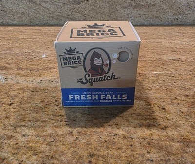  Dr. Squatch Fresh Falls Mega Bricc Limited Edition **Discontinued** RARE 