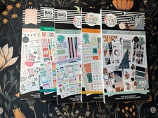 Set of 5 Happy Planner Lightly Used Sticker Books