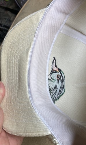 Vintage Yuba Sutter Ducks Unlimited Hat White Corduroy Cap Wood Duck Stitching - Picture 15 of 18