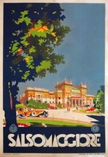 84428 Poster Stampa Parete Vintage 1926 Italia Italiana Salsomaggiore Parma Decorazione