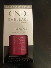 CND SHELLAC HOT POP PINK .25OZ
