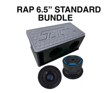 SAVARD Dual RAP 6.5 Standard Speaker Subwoofer Enclosure Bundle Dual 2 Ohm