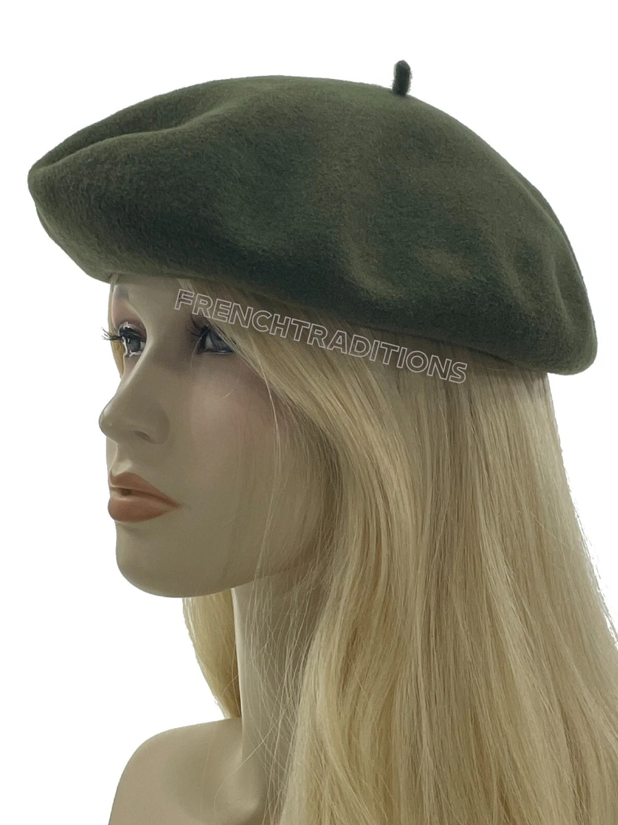 Green 100% Wool Beret Hats for Women for sale | eBay display picture 1