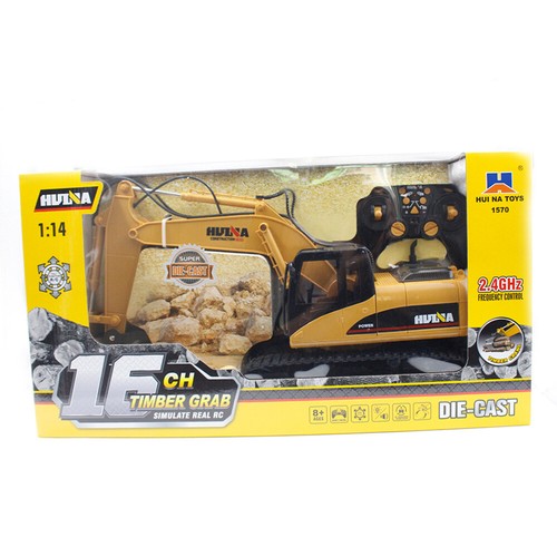 Huina 1/14 Rc Timber Grabber 2.4G 16CH Engineering Construction Car Vehicle Toy - Picture 23 of 24