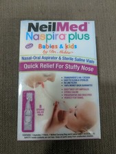 NeilMed Pharmaceuticals - Naspira Plus Nasal-Oral Aspirator  Saline Vials New
