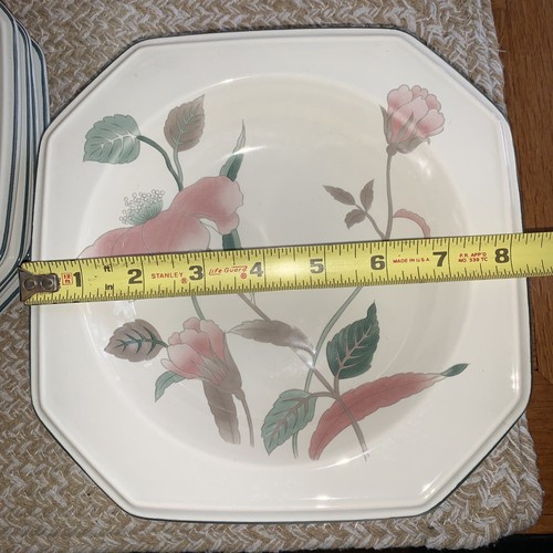 Mikasa "SILK FLOWERS" F3003 - Rim Soup Pasta Bowl - 21.5 cm - Picture 3 of 8