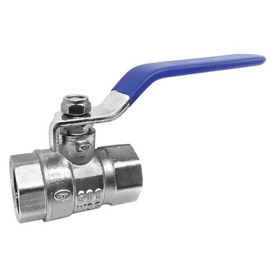 GRAINGER APPROVED 32J038 Manual 2-Way Ball Valve,IPS,Brass 32J038