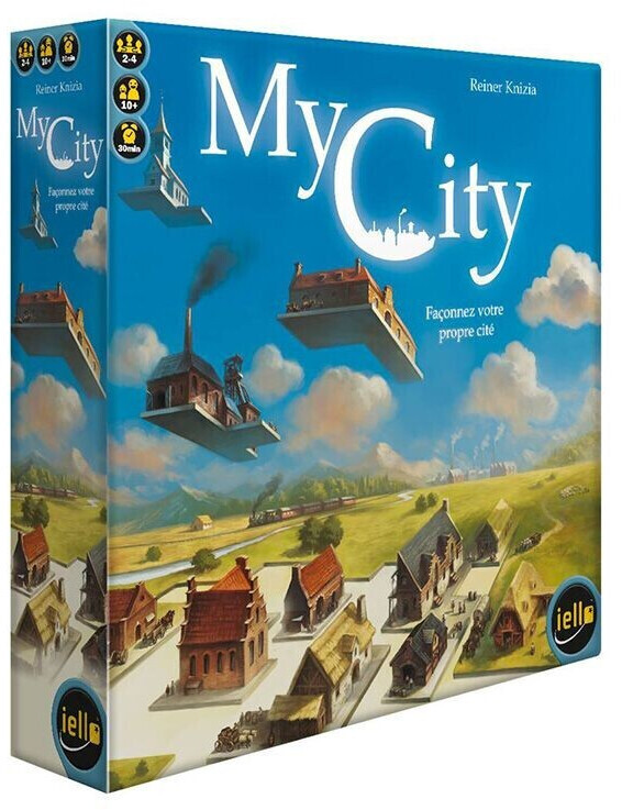Jeu de société My City : jeu évolutif de stratégie en version française pour 2 à 4 joueurs
