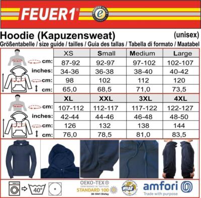 Hoodie navy, Los Angeles County LIFEGUARD Fire Department