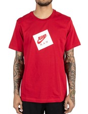 Image of JORDAN Jumpman Box Logo Shirt sz M Medium Red White Flight Retro