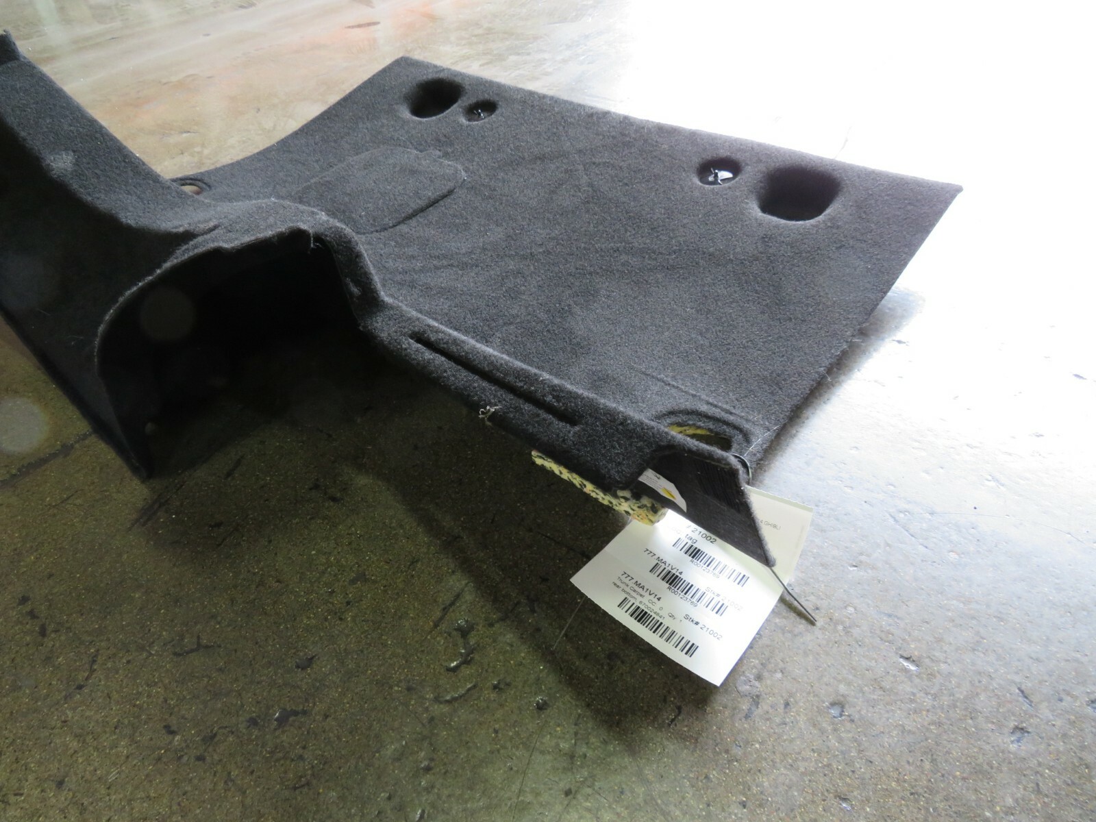 Maserati Ghibli, Trunk Carpet Bottom Rear, Used, P/N 670024841