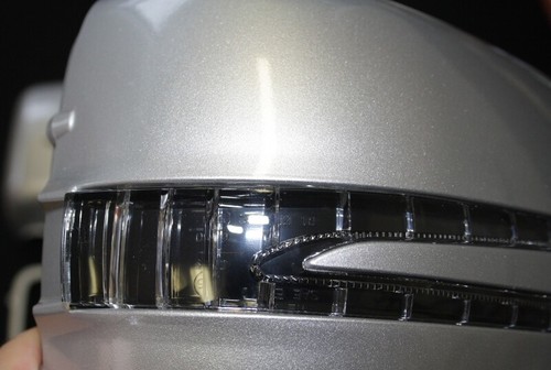 SPIEGEL GEHÄUSE V BLINKER UMF. BELEUCHTUNG FÜR MERCEDES W463 SILBER - Picture 2 of 4